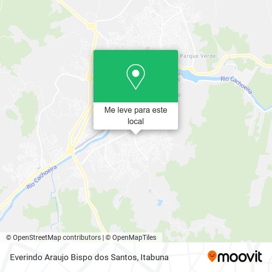 Everindo Araujo Bispo dos Santos mapa