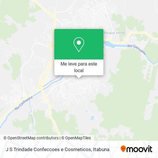 J S Trindade Confeccoes e Cosmeticos mapa
