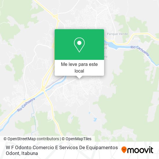 W F Odonto Comercio E Servicos De Equipamentos Odont mapa