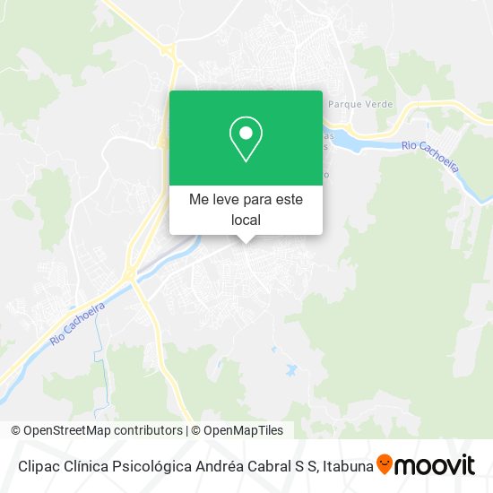 Clipac Clínica Psicológica Andréa Cabral S S mapa