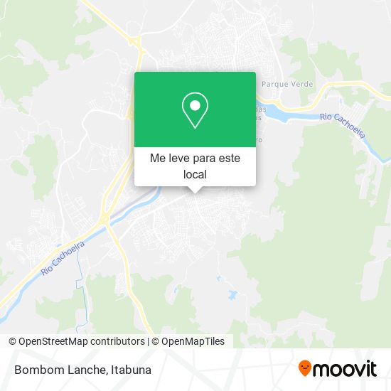 Bombom Lanche mapa