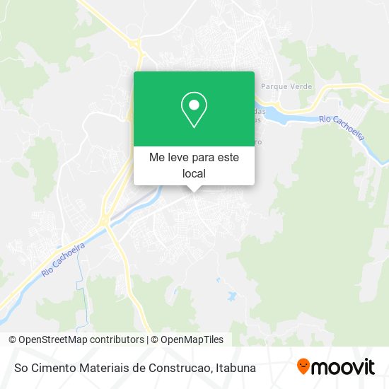 So Cimento Materiais de Construcao mapa