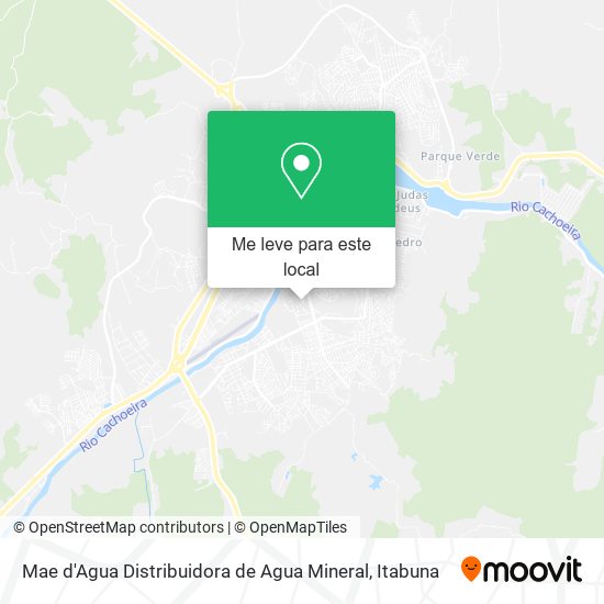 Mae d'Agua Distribuidora de Agua Mineral mapa