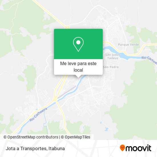 Jota a Transportes mapa