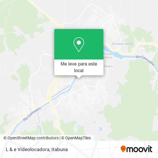 L & e Videolocadora mapa