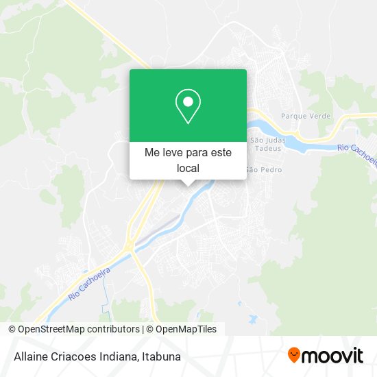 Allaine Criacoes Indiana mapa