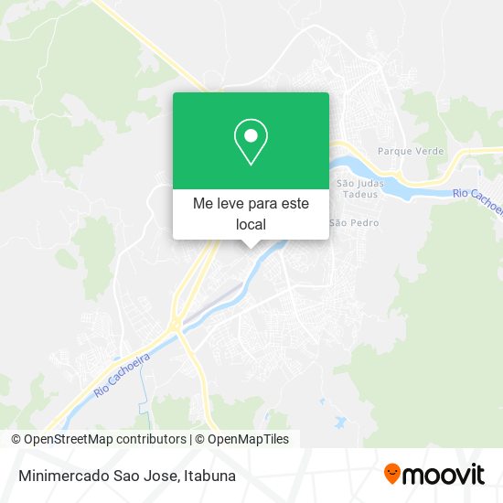 Minimercado Sao Jose mapa