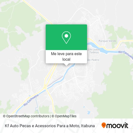 Kf Auto Pecas e Acessorios Para a Moto mapa