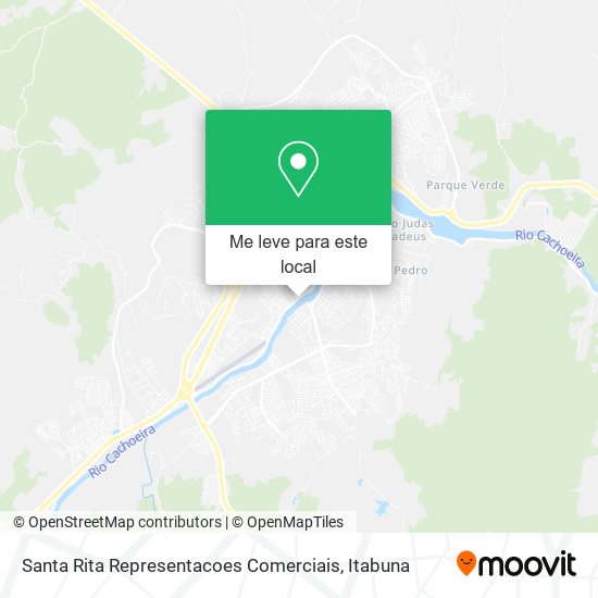 Santa Rita Representacoes Comerciais mapa