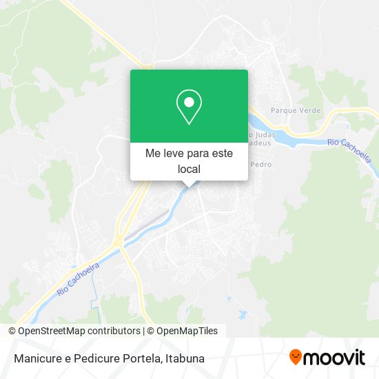 Manicure e Pedicure Portela mapa