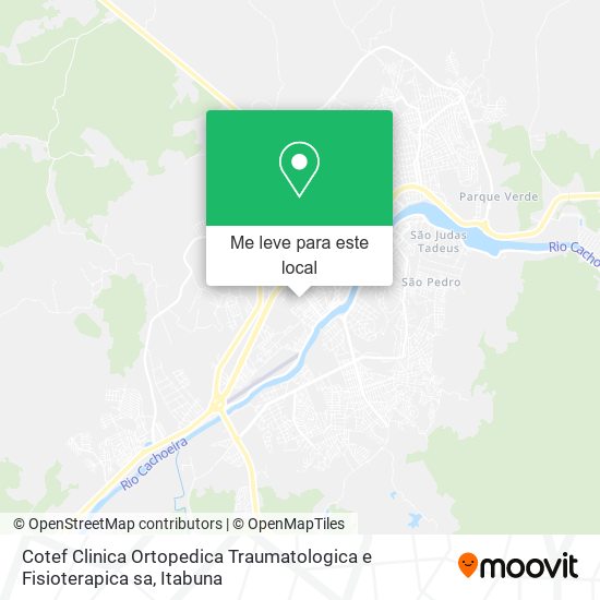 Cotef Clinica Ortopedica Traumatologica e Fisioterapica sa mapa