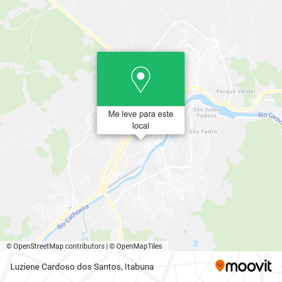 Luziene Cardoso dos Santos mapa