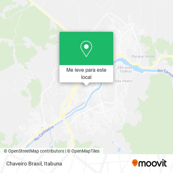 Chaveiro Brasil mapa