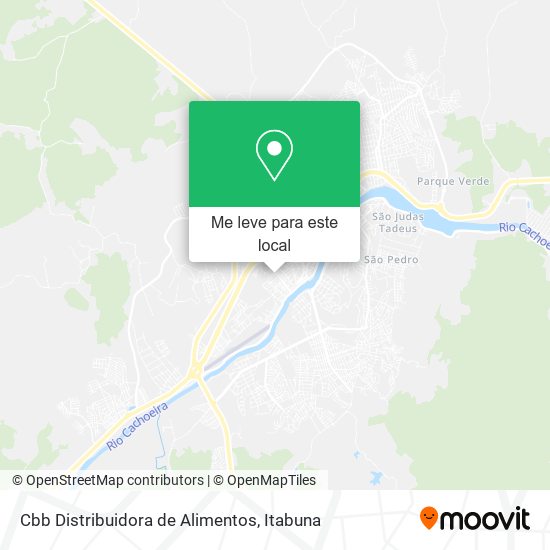 Cbb Distribuidora de Alimentos mapa