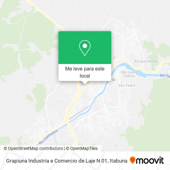 Grapiuna Industria e Comercio de Laje N 01 mapa