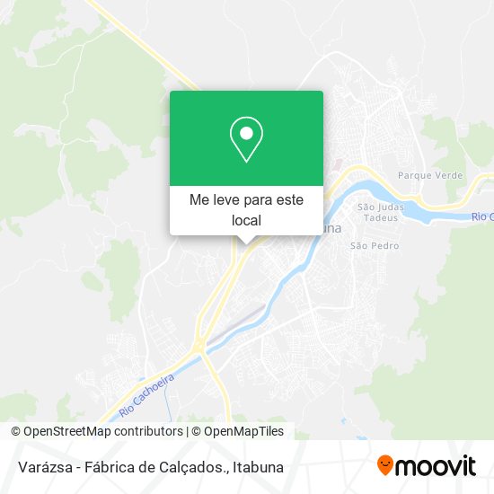 Varázsa - Fábrica de Calçados. mapa
