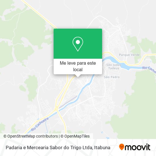 Padaria e Mercearia Sabor do Trigo Ltda mapa