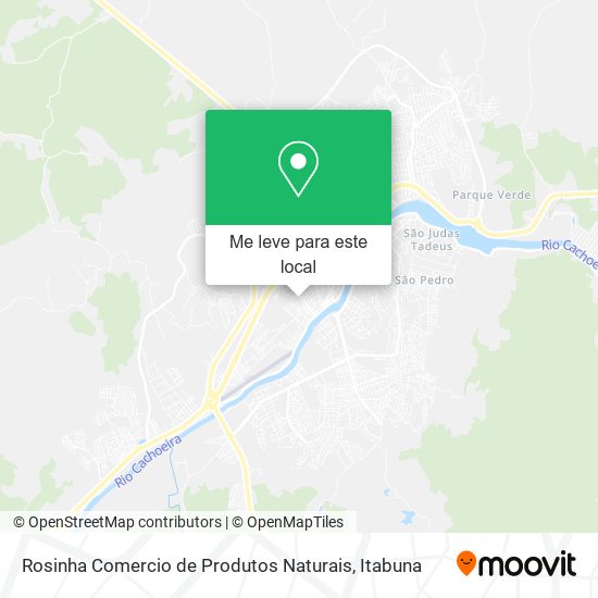 Rosinha Comercio de Produtos Naturais mapa
