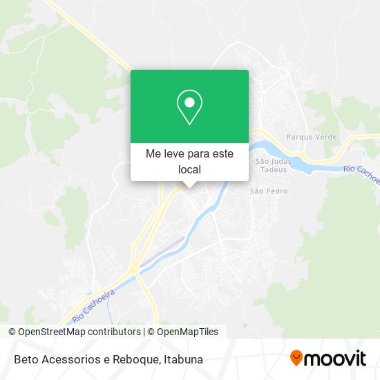 Beto Acessorios e Reboque mapa