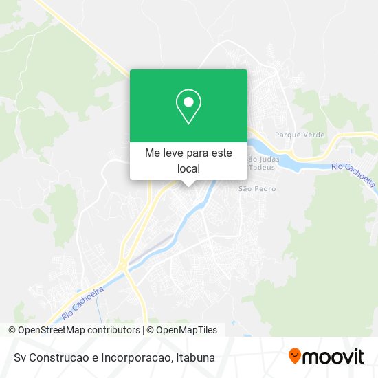 Sv Construcao e Incorporacao mapa