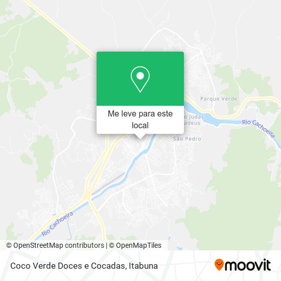 Coco Verde Doces e Cocadas mapa