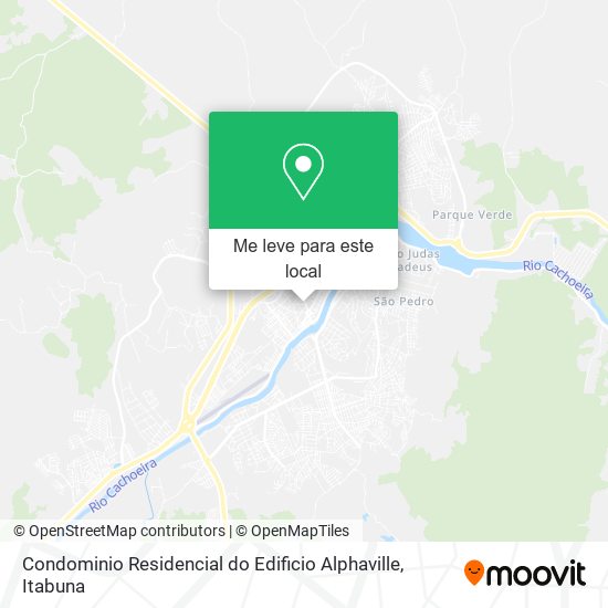 Condominio Residencial do Edificio Alphaville mapa