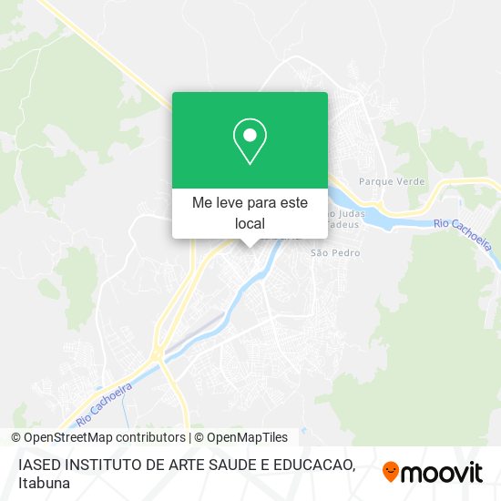 IASED INSTITUTO DE ARTE SAUDE E EDUCACAO mapa