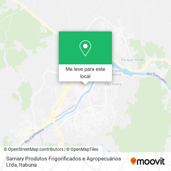 Samary Produtos Frigorificados e Agropecuários Ltda mapa