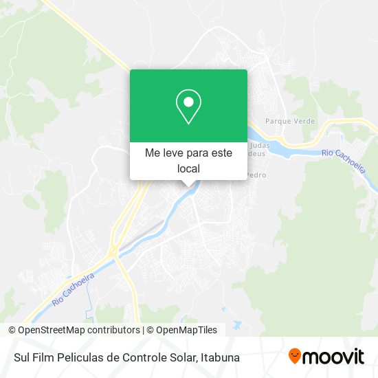 Sul Film Peliculas de Controle Solar mapa