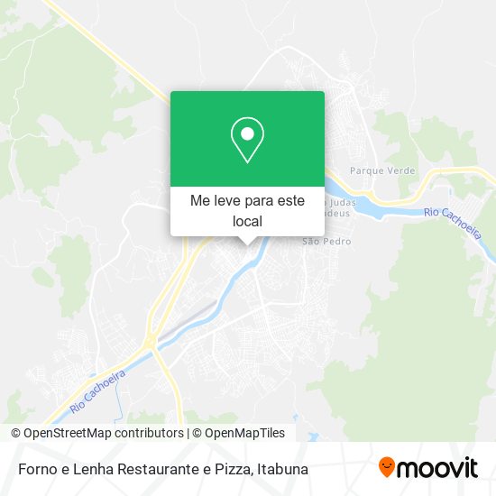 Forno e Lenha Restaurante e Pizza mapa