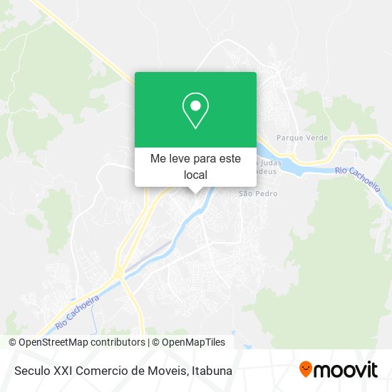 Seculo XXI Comercio de Moveis mapa