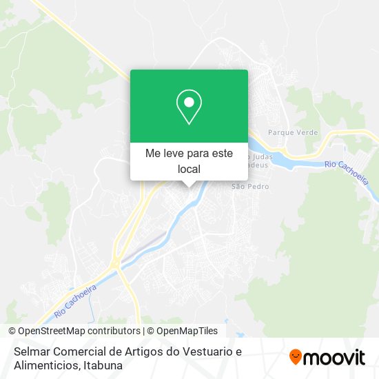 Selmar Comercial de Artigos do Vestuario e Alimenticios mapa