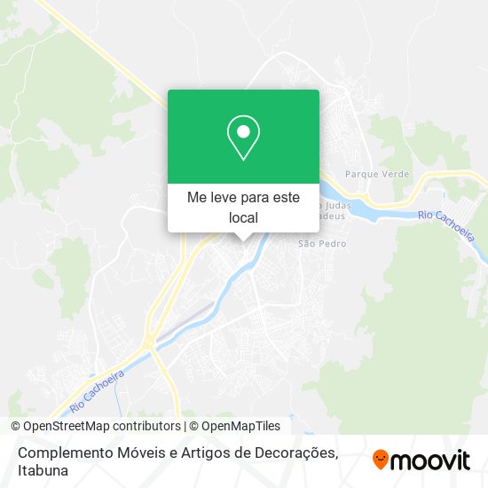 Complemento Móveis e Artigos de Decorações mapa