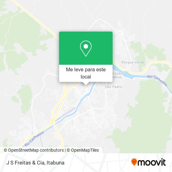 J S Freitas & Cia mapa