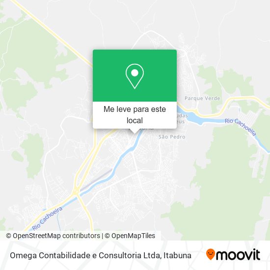 Omega Contabilidade e Consultoria Ltda mapa