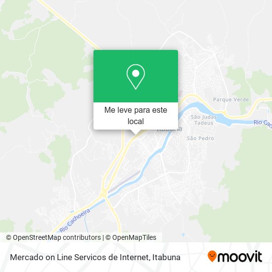 Mercado on Line Servicos de Internet mapa