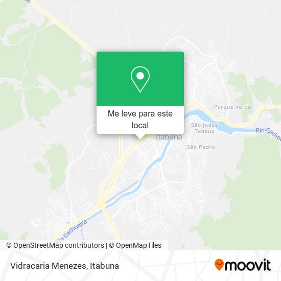 Vidracaria Menezes mapa