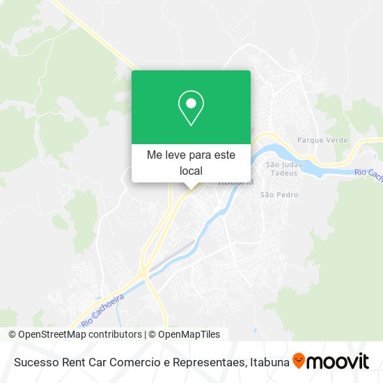 Sucesso Rent Car Comercio e Representaes mapa