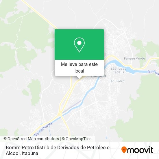 Bomm Petro Distrib de Derivados de Petroleo e Alcool mapa