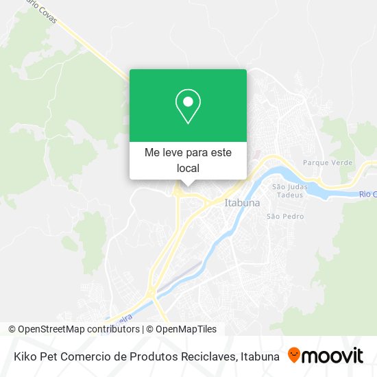 Kiko Pet Comercio de Produtos Reciclaves mapa