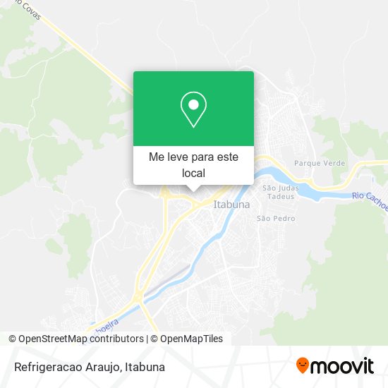 Refrigeracao Araujo mapa