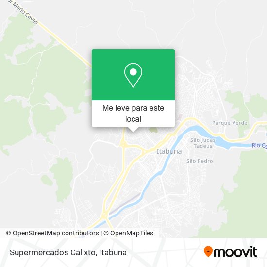 Supermercados Calixto mapa