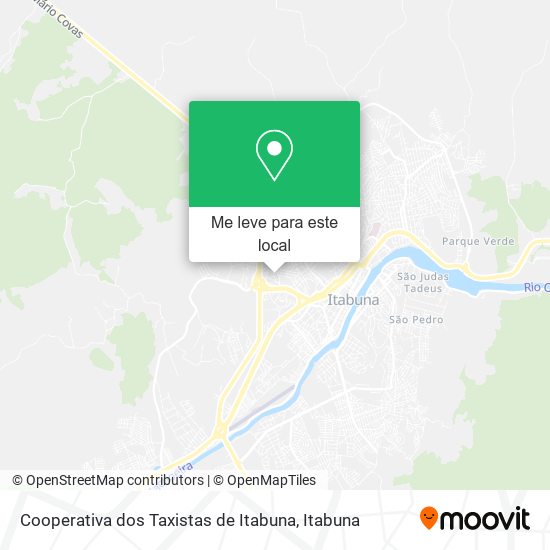 Cooperativa dos Taxistas de Itabuna mapa