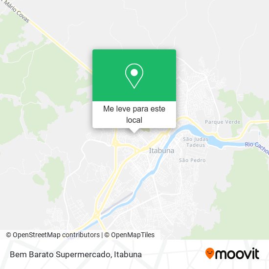 Bem Barato Supermercado mapa