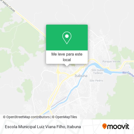 Escola Municipal Luiz Viana Filho mapa