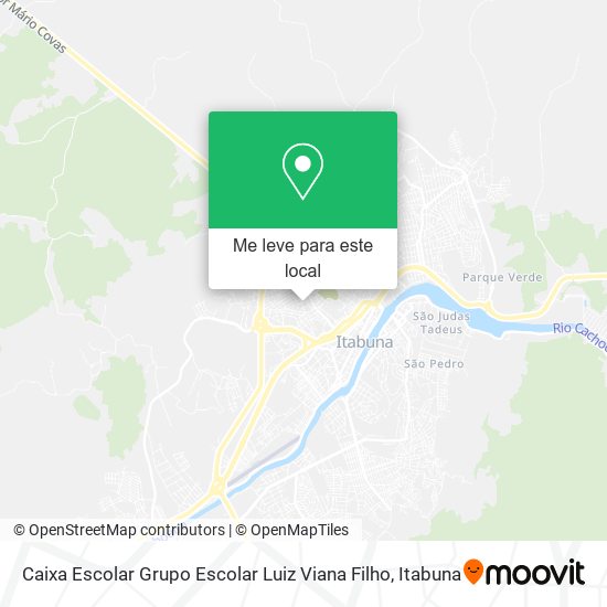 Caixa Escolar Grupo Escolar Luiz Viana Filho mapa