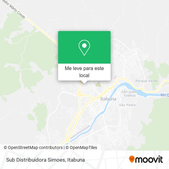 Sub Distribuidora Simoes mapa