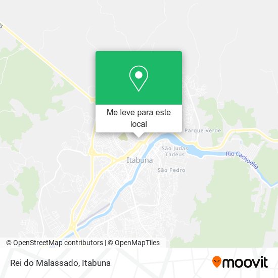 Rei do Malassado mapa