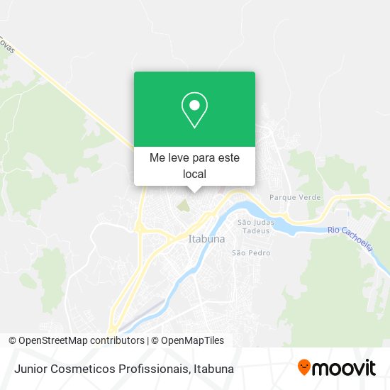 Junior Cosmeticos Profissionais mapa