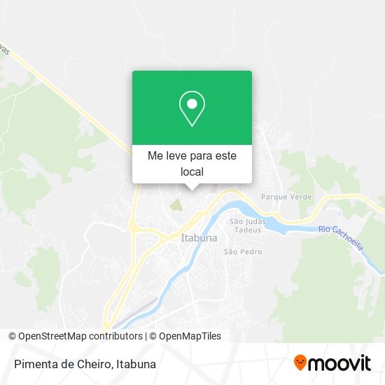 Pimenta de Cheiro mapa